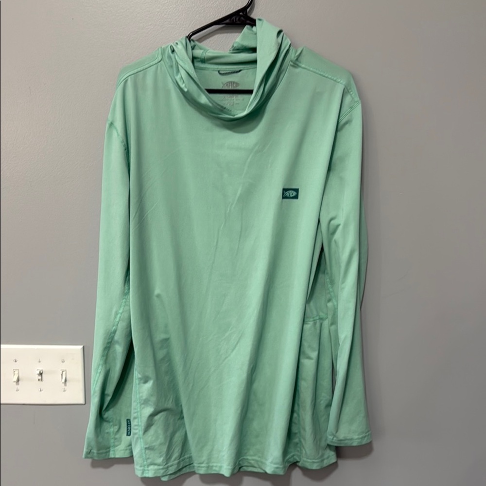 AFTCO Seafoam Long Sleeve Hoodie